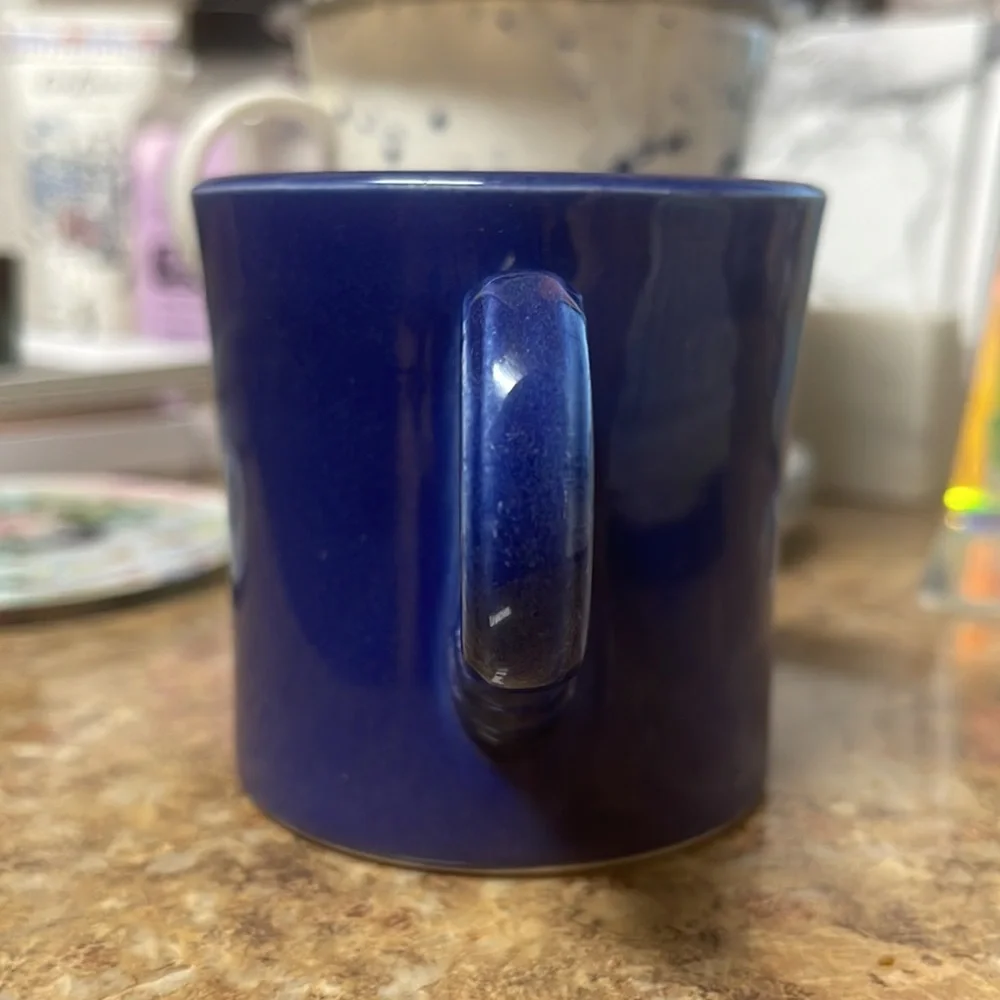 Vintage Fiesta Tom and Jerry Ring Mug- Cobalt Blue